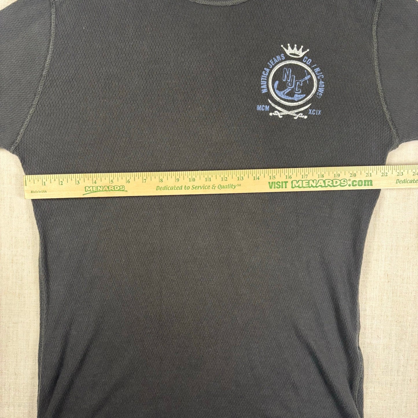 Nautica Jeans Northern Erie Pier Y2K Thermal 100% Cotton XXL Shirt