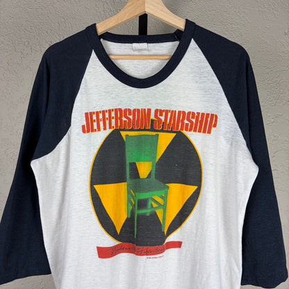 Jefferson Starship 1984 Nuclear Furniture Tour Tagged XL Raglan