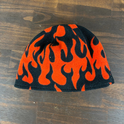 Y2K Flame AOP Youth 8-16 Fire Beanie Hat