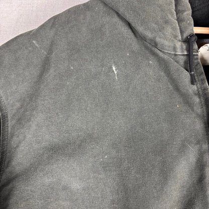 Vintage Carhartt J130 Moss Green Quilted Hooded Jacket 4XL