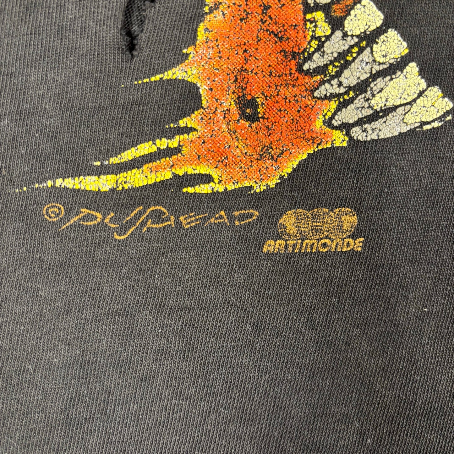 1994 Metallica Pushead Flaming Skull Thrashed Distressed Medium Tee