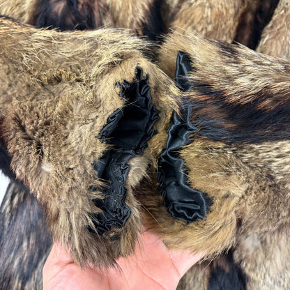 Vintage Raccoon Real Fur Beautiful Handmade Small Jacket