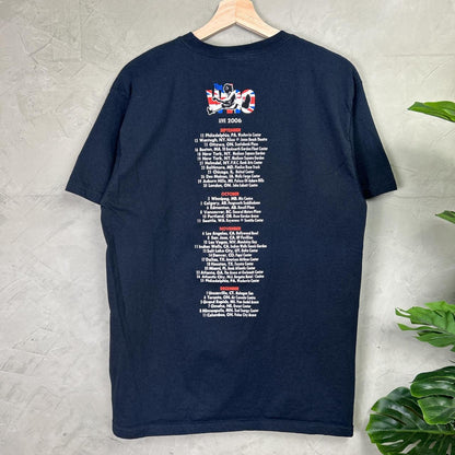 The Who 2006 Live Tour Bravado British Flag Medium Band Tee