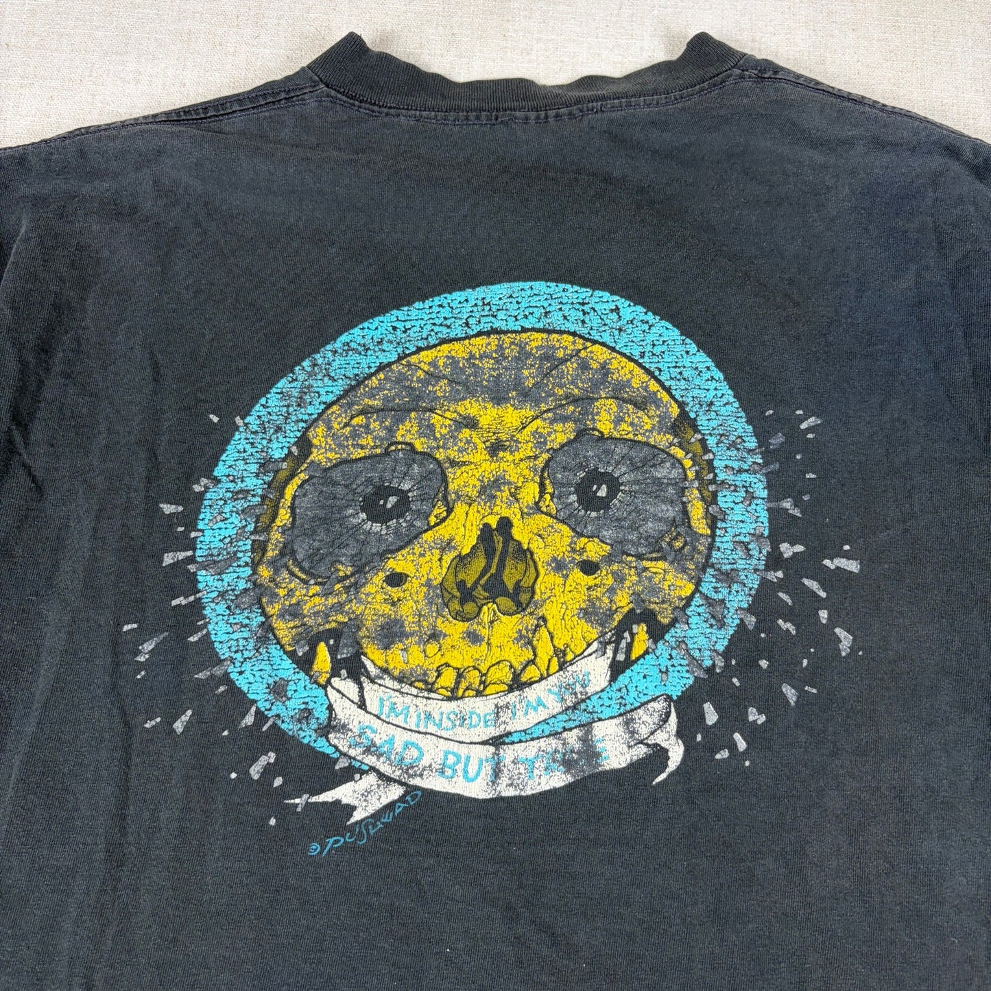 Vintage Metallica Pushead Sad But True 1991 Distressed Faded XL Tee