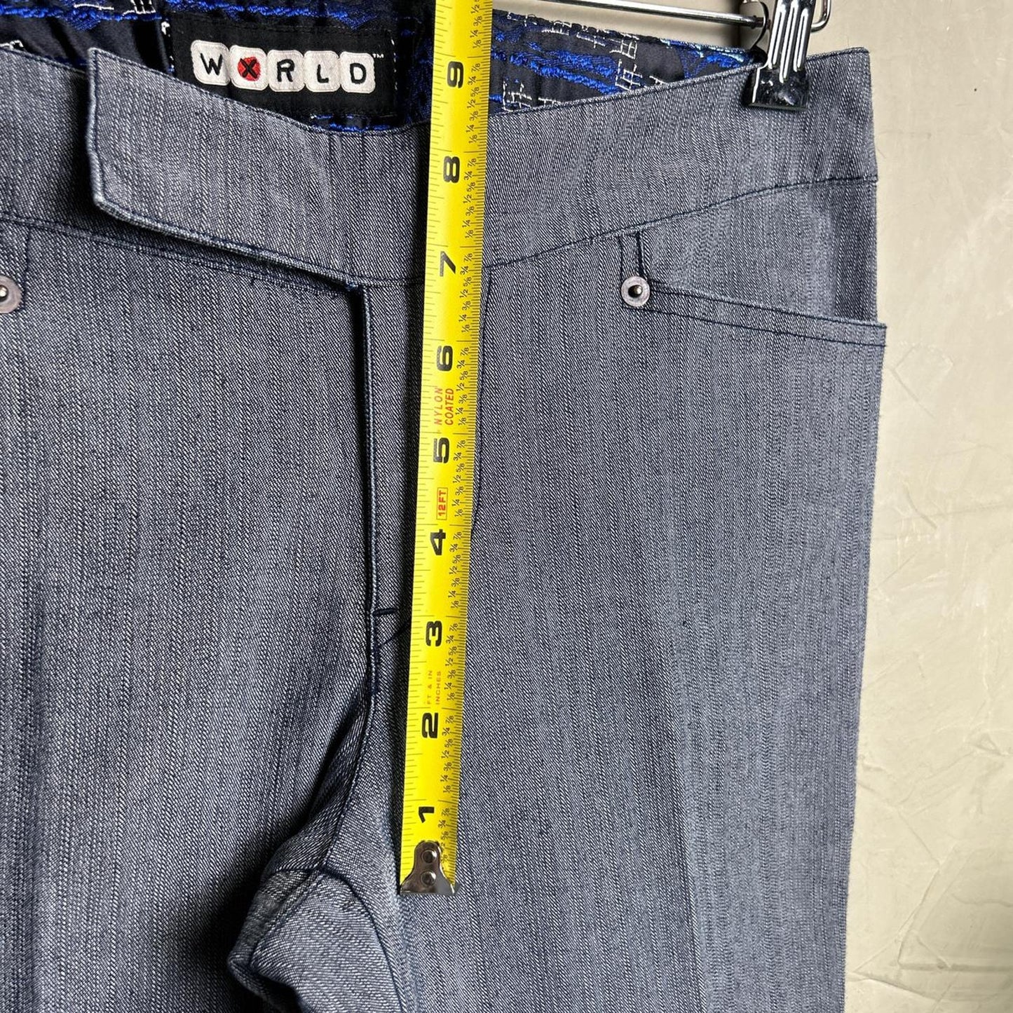 World X Y2K Business Cyber Womens Sz 6 Flared Pants