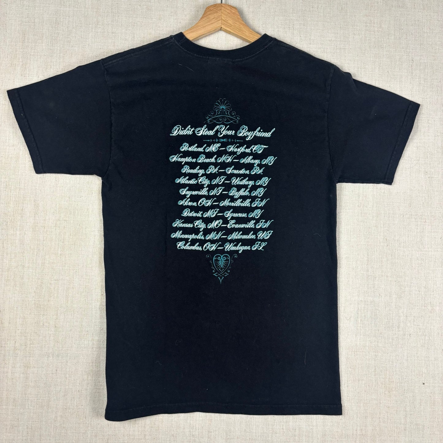 Y2K Ashlee Simpson Didnt Steal Your Boyfriend Tour 2005 Small Tee