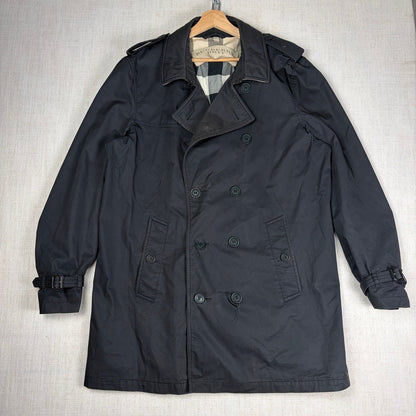 Burberry Brit Nova Check Double Breasted XXL Trench Coat