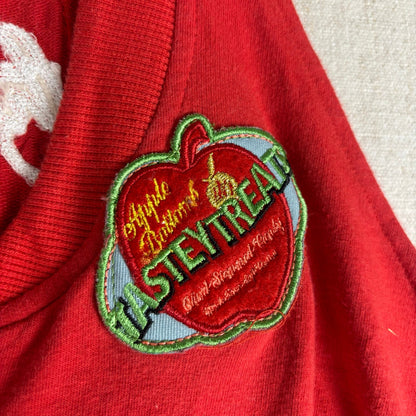Apple Bottoms Y2K Sweet to the Core Embroidered Zip Up Tank Top Large