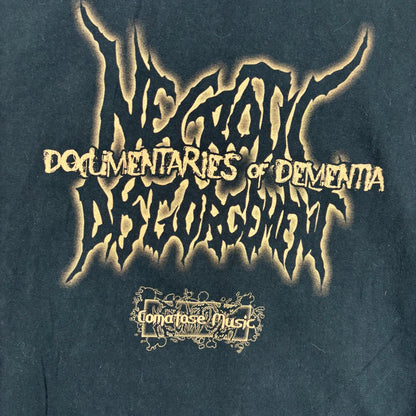 Brutaldeath Metal Necrotic Disgorgement Documentaries of Dementia XL Band Tee
