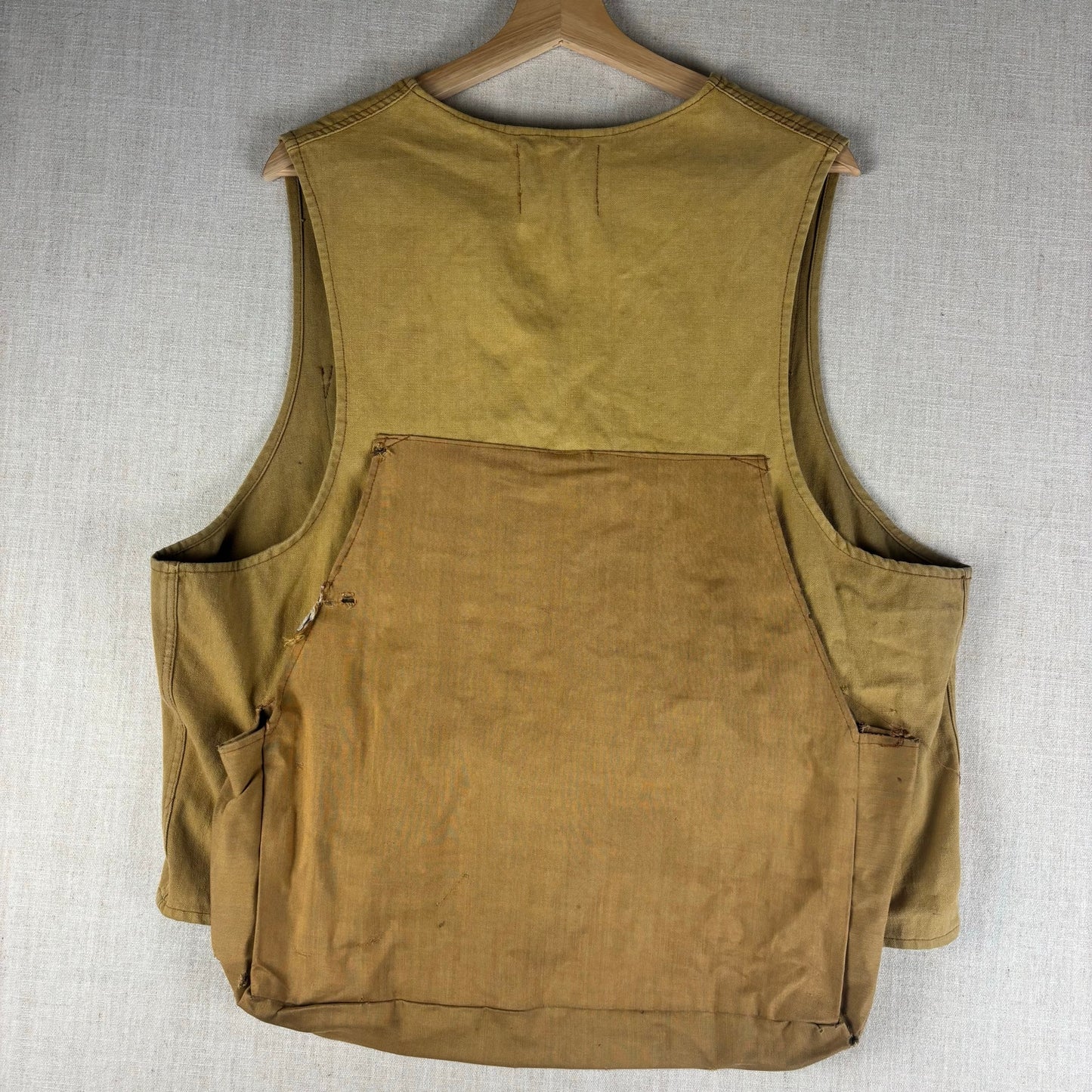 Vintage Nesco Hunting Vest With Game Pouch Made in Japan XL