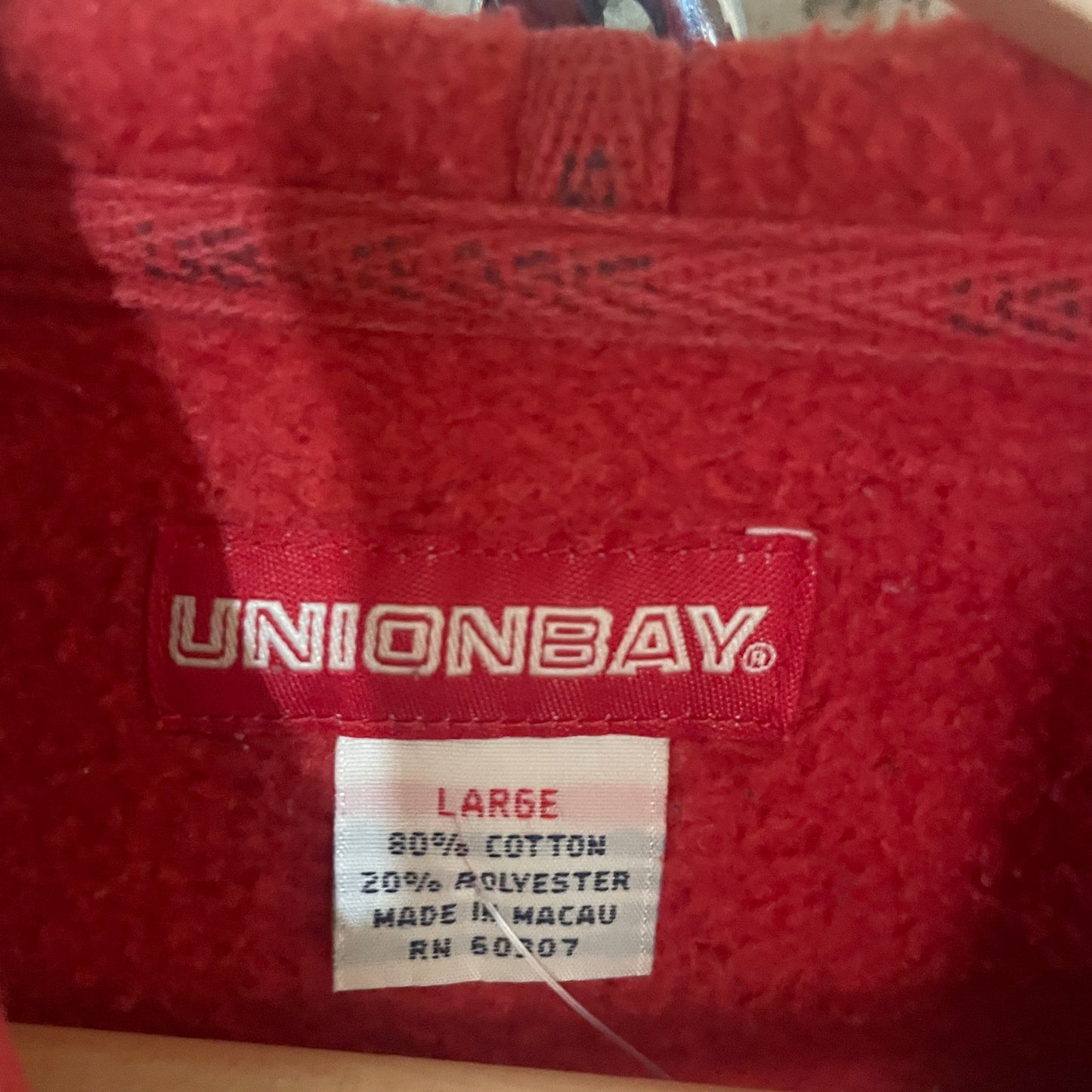 Union Bay Authentic Jeanswear Y2K Youth Large Spell Out Hoodie