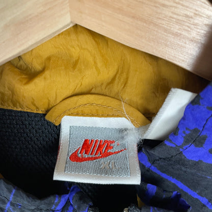 Vintage Nike Windbreaker 90s Gray Tag Sporty Half Zip XL Jacket
