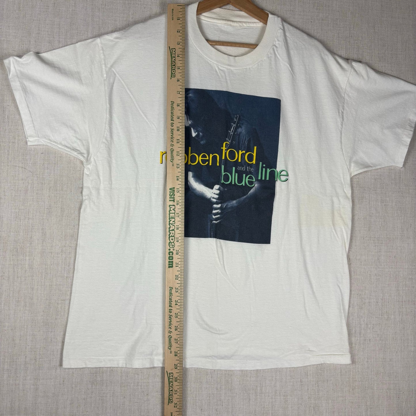 Vintage Robben Ford And The Blue Line Tour Jazz Blues XL Shirt