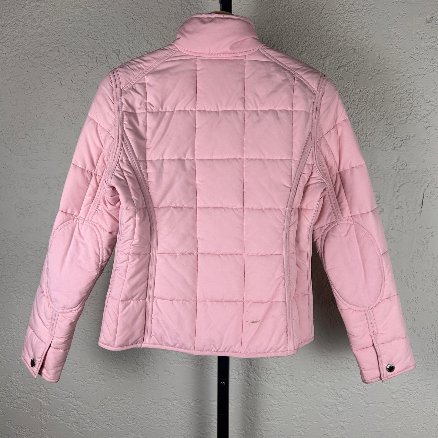 Lauren Ralph Lauren Green Label Petite Pink Quilted Small Jacket