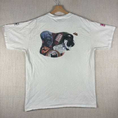 Vintage Iams Company Cats Shirt RARE 50th Anniversary 1996 XL