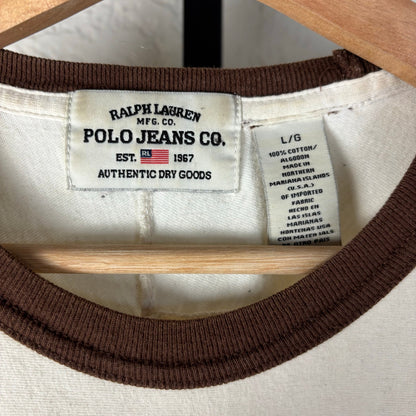 Polo Ralph Lauren Jeans Co. 1967 Boxy Large Two Tone Shirt