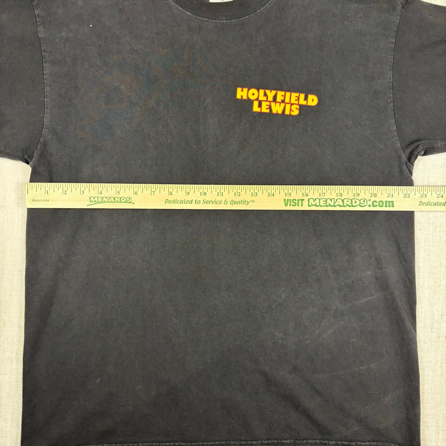 Evander Holyfield Vs Lennox Lewis Vintage 1999 Boxing Tee XL