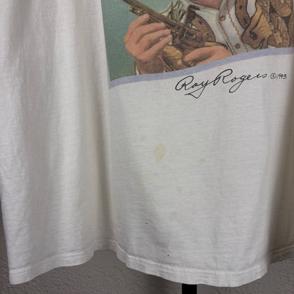 Roy Rogers Comics 1993 Vintage Cowboy XL Artwear Graphic Tee