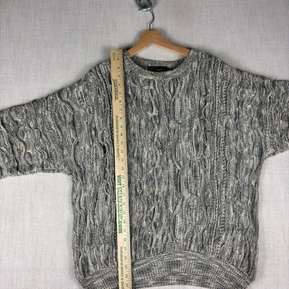 Vintage Coogi Style Croft And Barrow 3D Knit Large Sweater