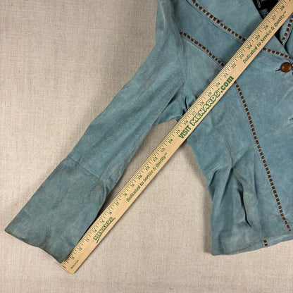 Vintage Wilsons Leather Venus Williams RARE Blue Suede Leather Full Set XL