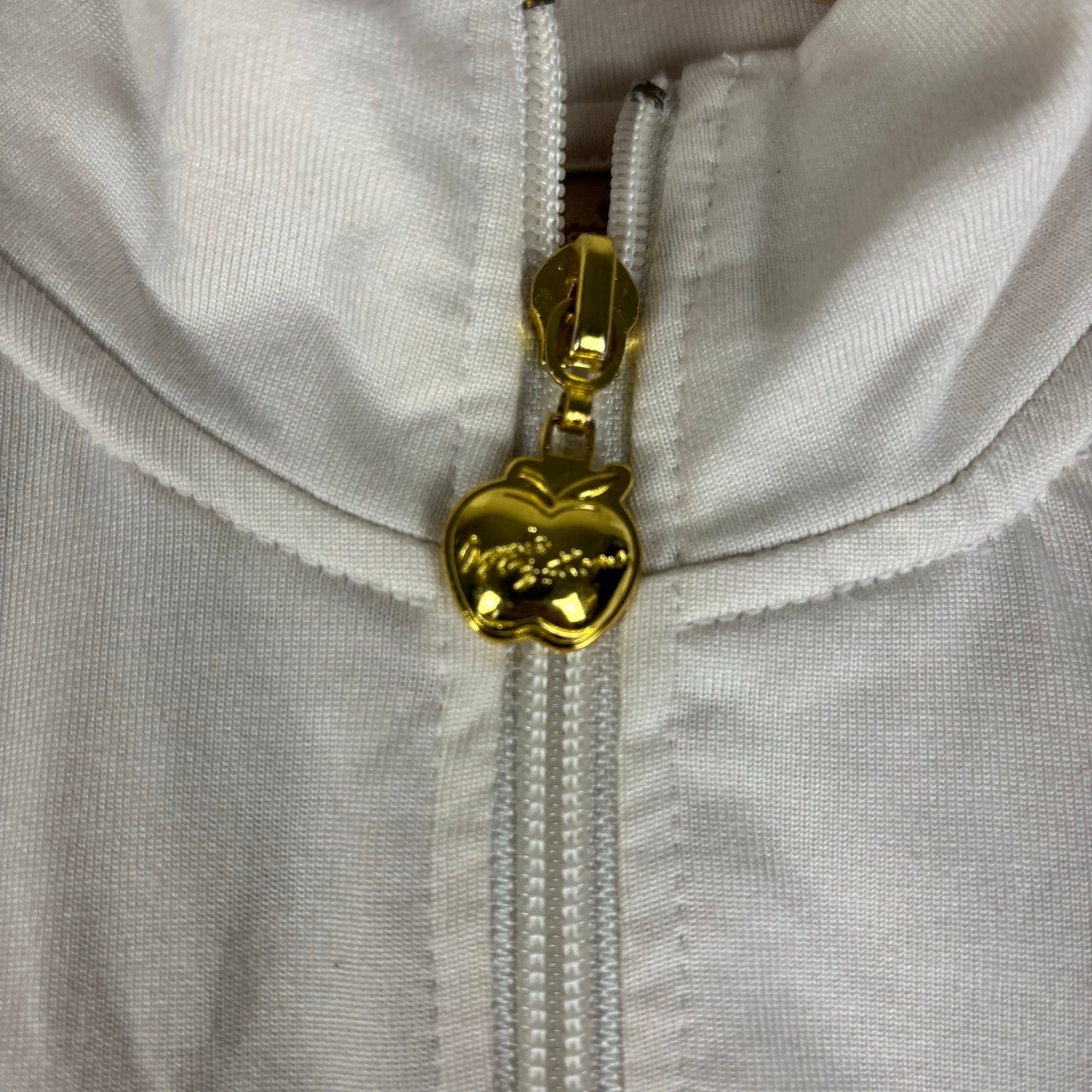 Y2K Apple Bottoms Rhinestone Tracksuit Top Belt Detail XL