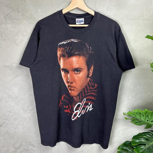 Elvis Presley 1990 Single Stitch Winterland Licensed Big Face Large Shirt
