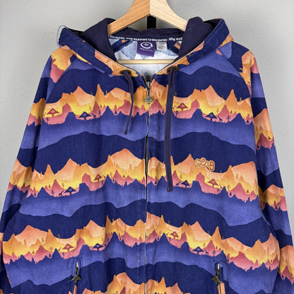 LRG Light Canvas Y2K AOP Mountain Landscape 3XL Hoodie