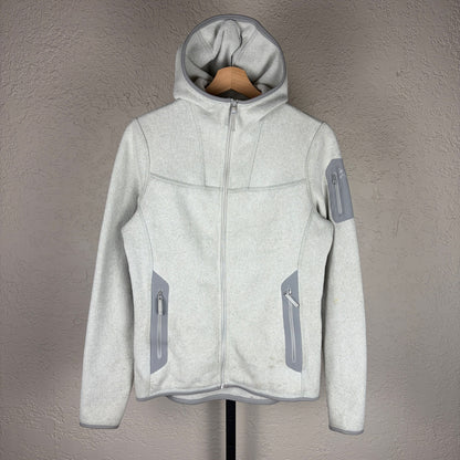 Arc’ Teryx Knit Sport Hiking Womens Medium Hoodie Zip Up Sweater