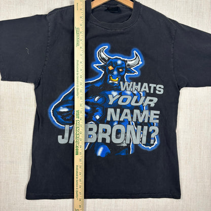 Vintage The Rock Brahama Bull WWE WWF Whats Your Name Jabroni Large Tee