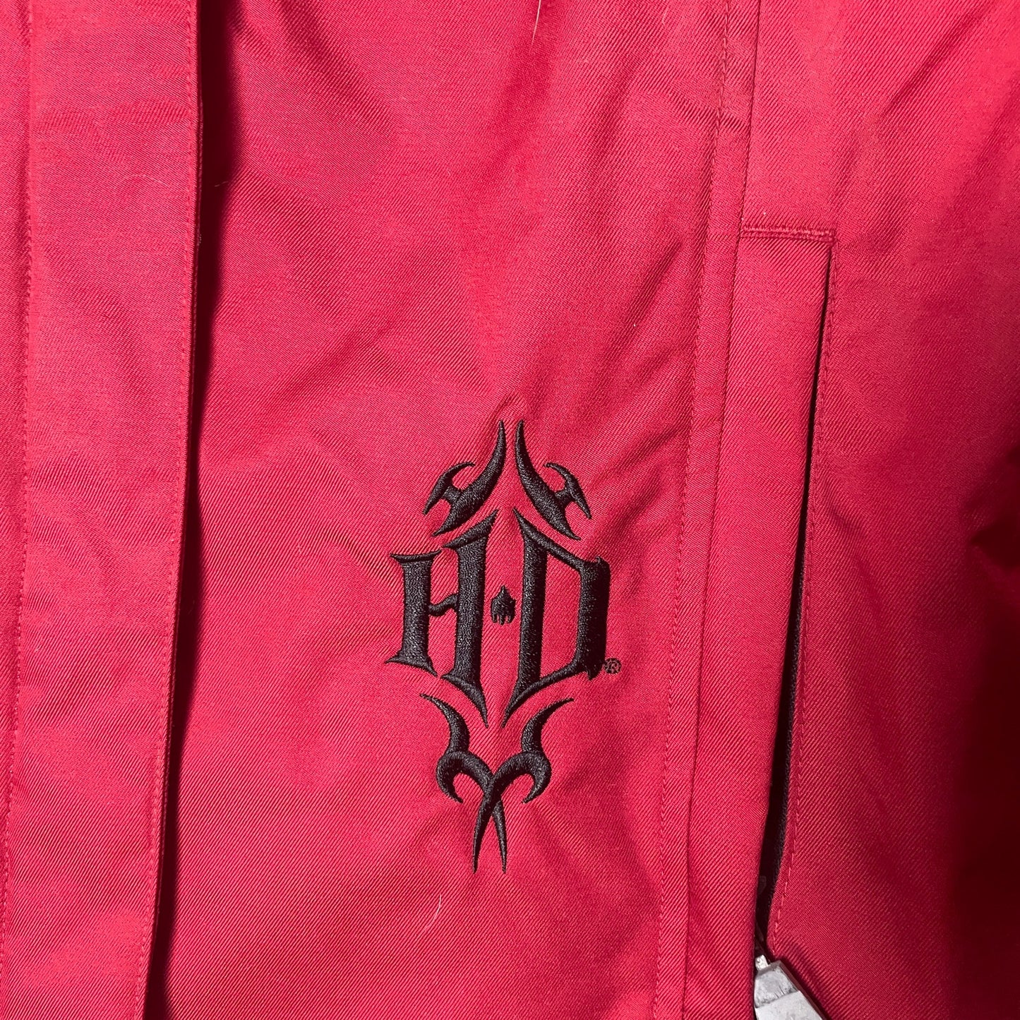 Harley Davidson Y2K Tribal Women's Medium Hot Pink Light Jacket