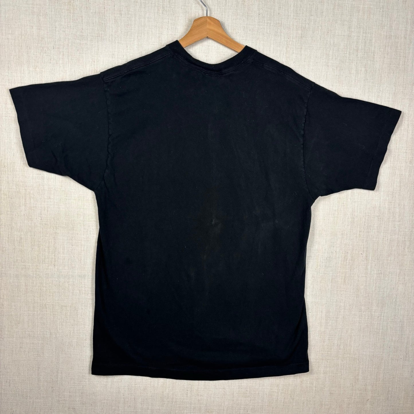 Chicago Bulls Championship Ring Jordan Tee Black Vintage 1997 L