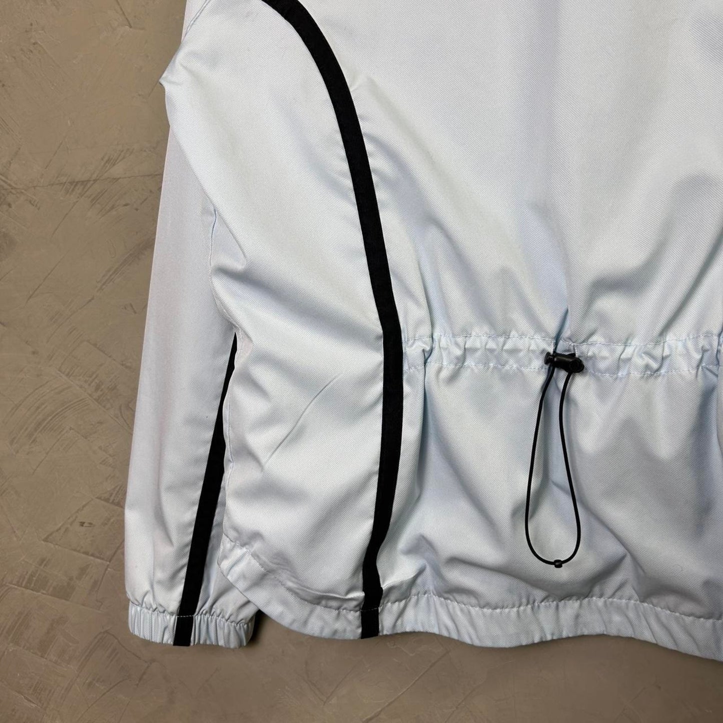 Nike Silver Tag Y2K 2000s Spell Out Small Windbreaker Zip Up