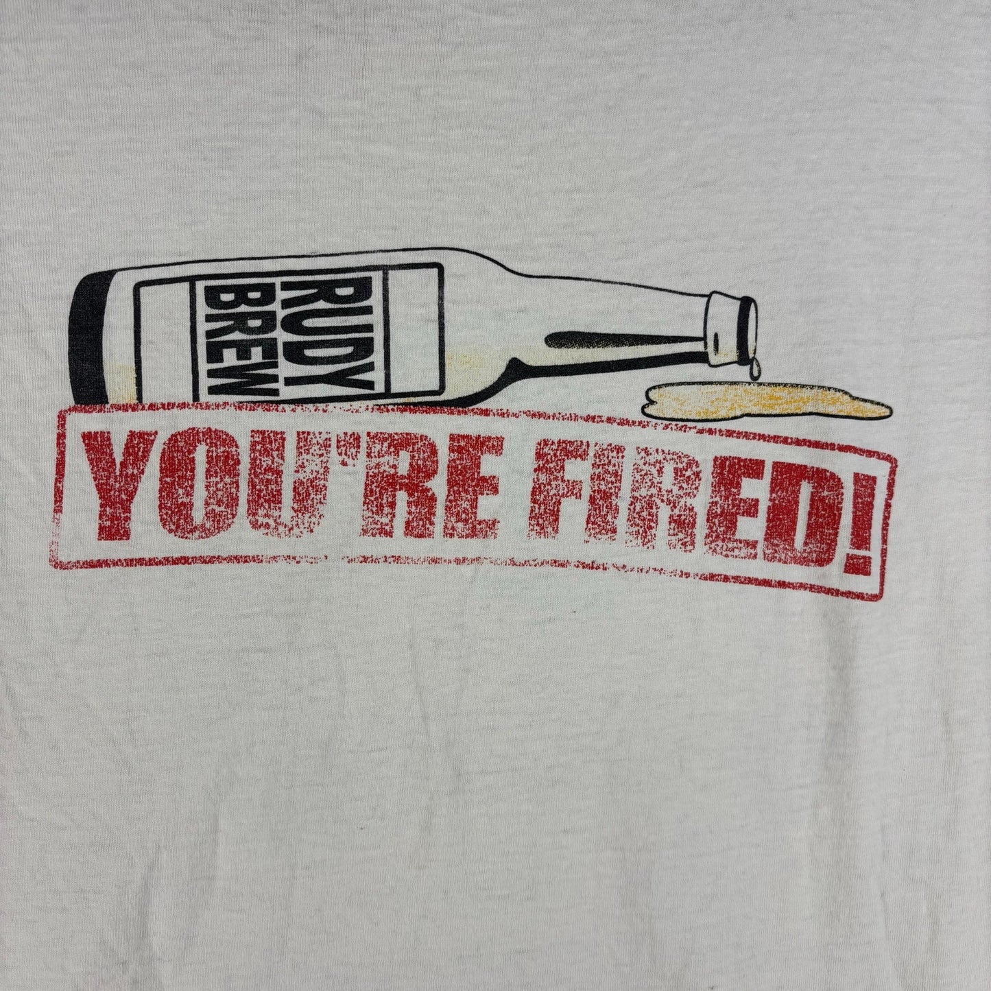 Vintage Donald Trump The Apprentice Obscure Kul Beer Wisconsin Parody XL Shirt