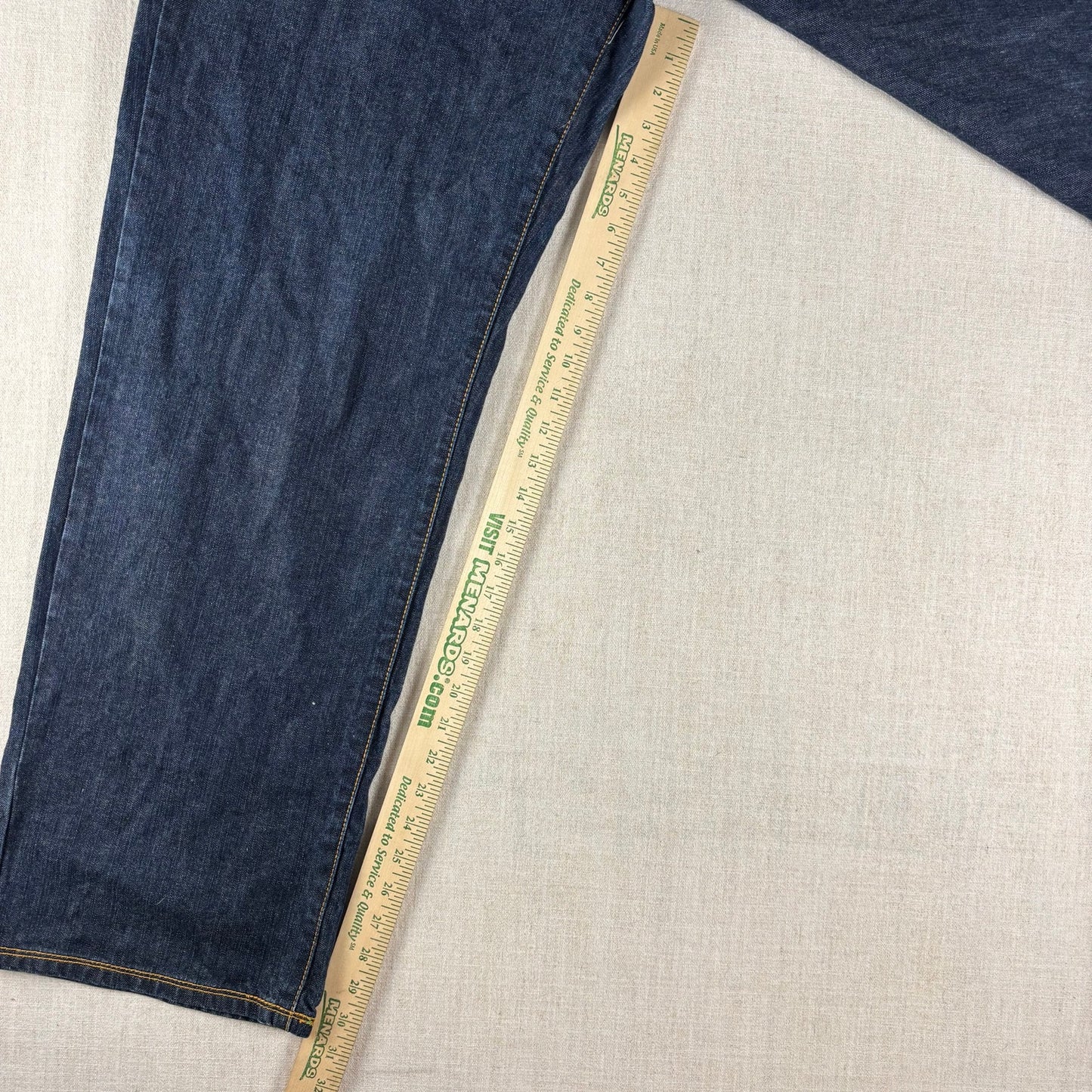 ENYCE Y2K Flannel Plaid Jeans NWT Dark Wash Sz 36 Skater Denim