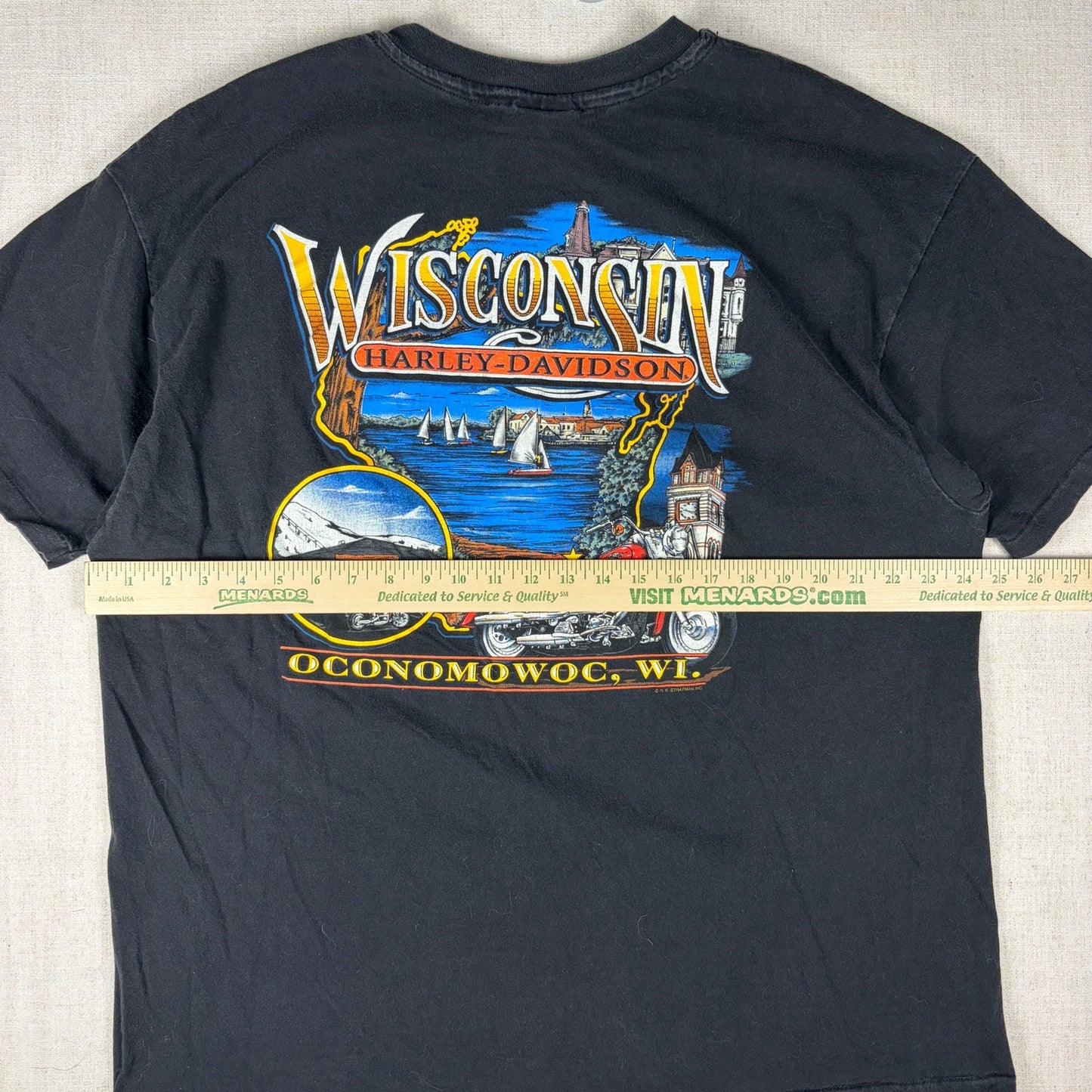 Vintage Harley Davidson Soaring Eagle 1996 XXL Pocket Tee