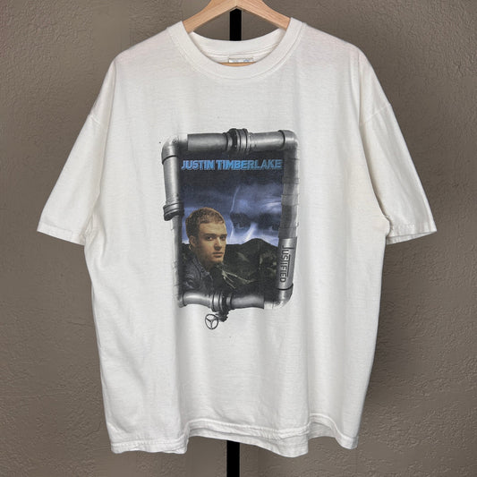 Justin Timberlake 2002 Justified Tour NSYNC XL Merch Shirt
