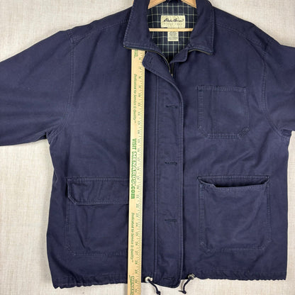 Vintage Eddie Bauer Chore Style Flannel Lined Womens XL Jacket