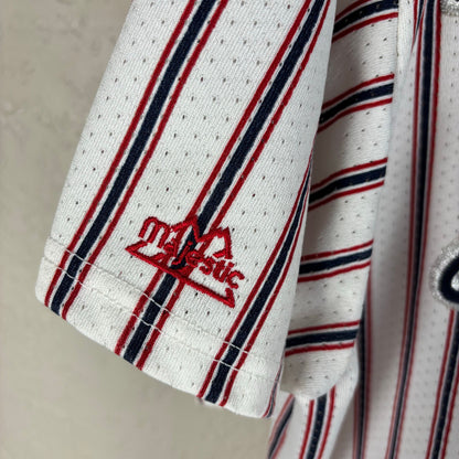 Vintage New York Yankees Rare Pinstripe Majestic MLB XXL Baseball Jersey