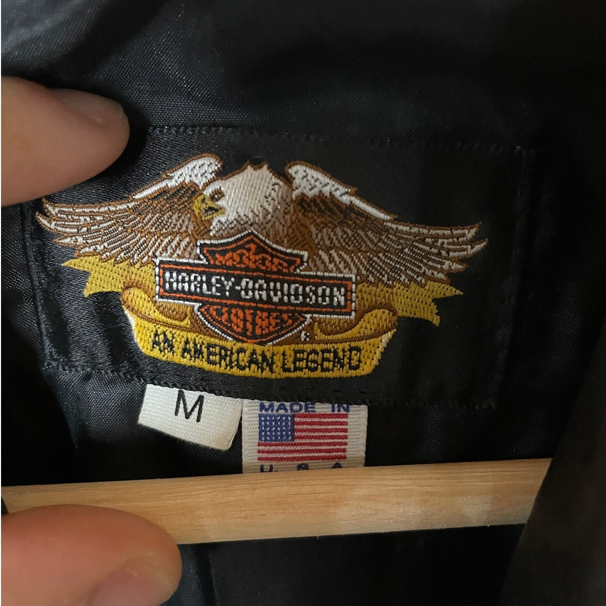 Vintage Harley Davidson Leather Vest Women's Medium