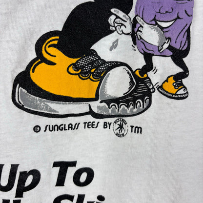 Vintage California Raisins 80s Puff Print United Large Tee