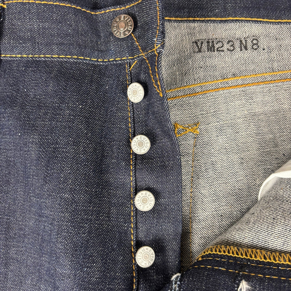 Evisu Heritage NWT Umi Yama Embroidered Y2K Sz 38 Jeans