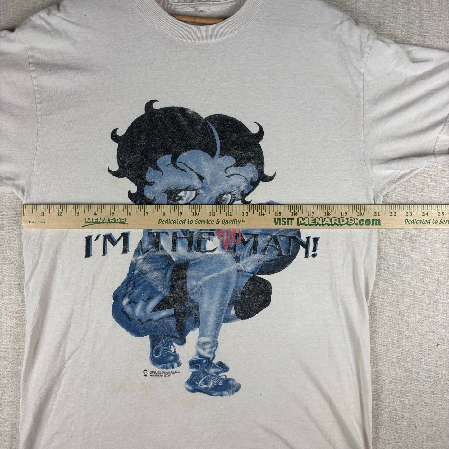 Vintage Betty Boop Im The Woman 1996 Large Shirt