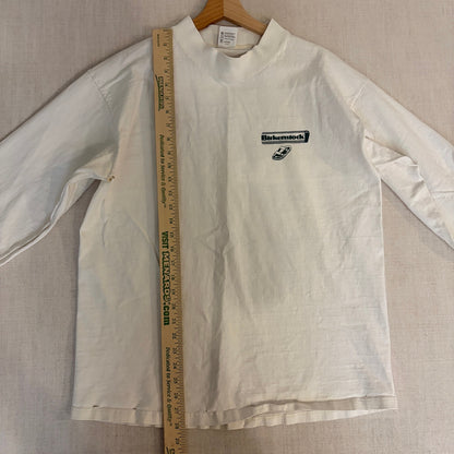 Vintage Birkenstock Shirt Rare 1992 Walk Think Live XL Graphic Longsleeve