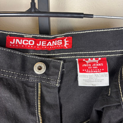 Vintage JNCO Jorts Panther Embroidered Sz 38 Skater Shorts