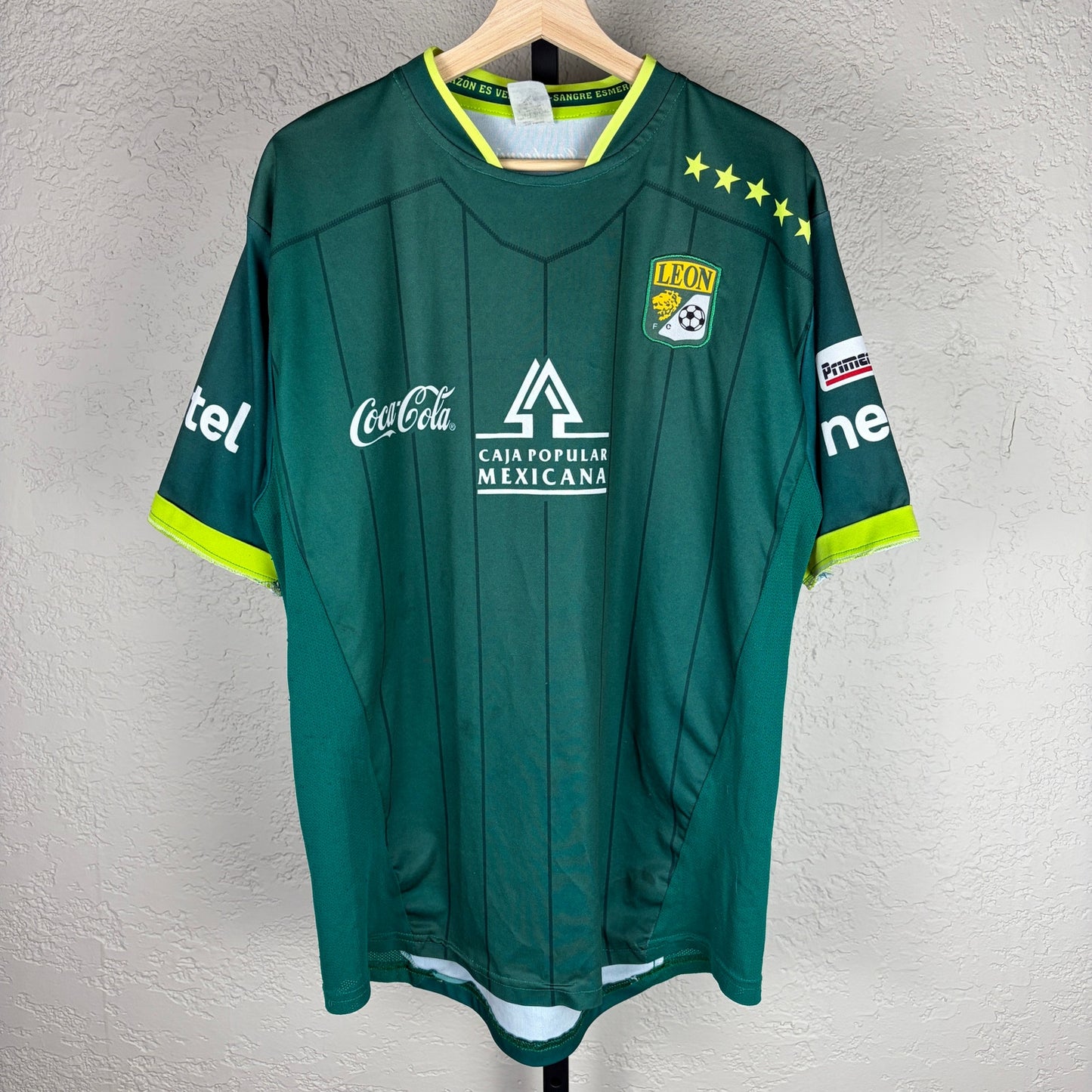 Leon FC Soccer Mexico Liga MX Vintage Football XL Jersey