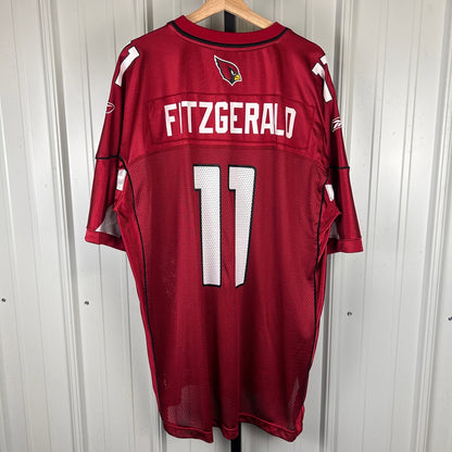 Larry Fitzgerald Y2K Arizona Cardinals NFL Reebok XL Jersey