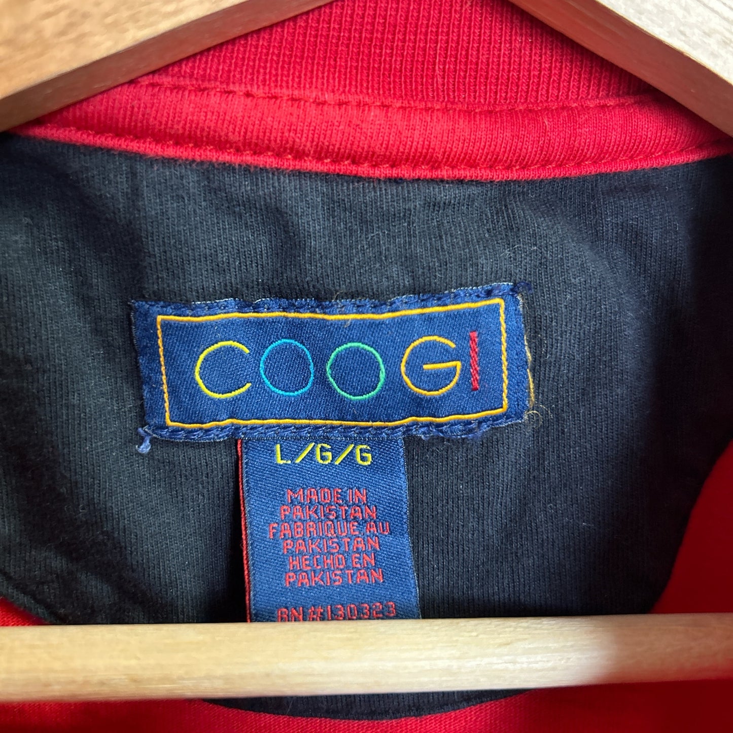 Coogi Embroidered Spellout Large Modern Shirt