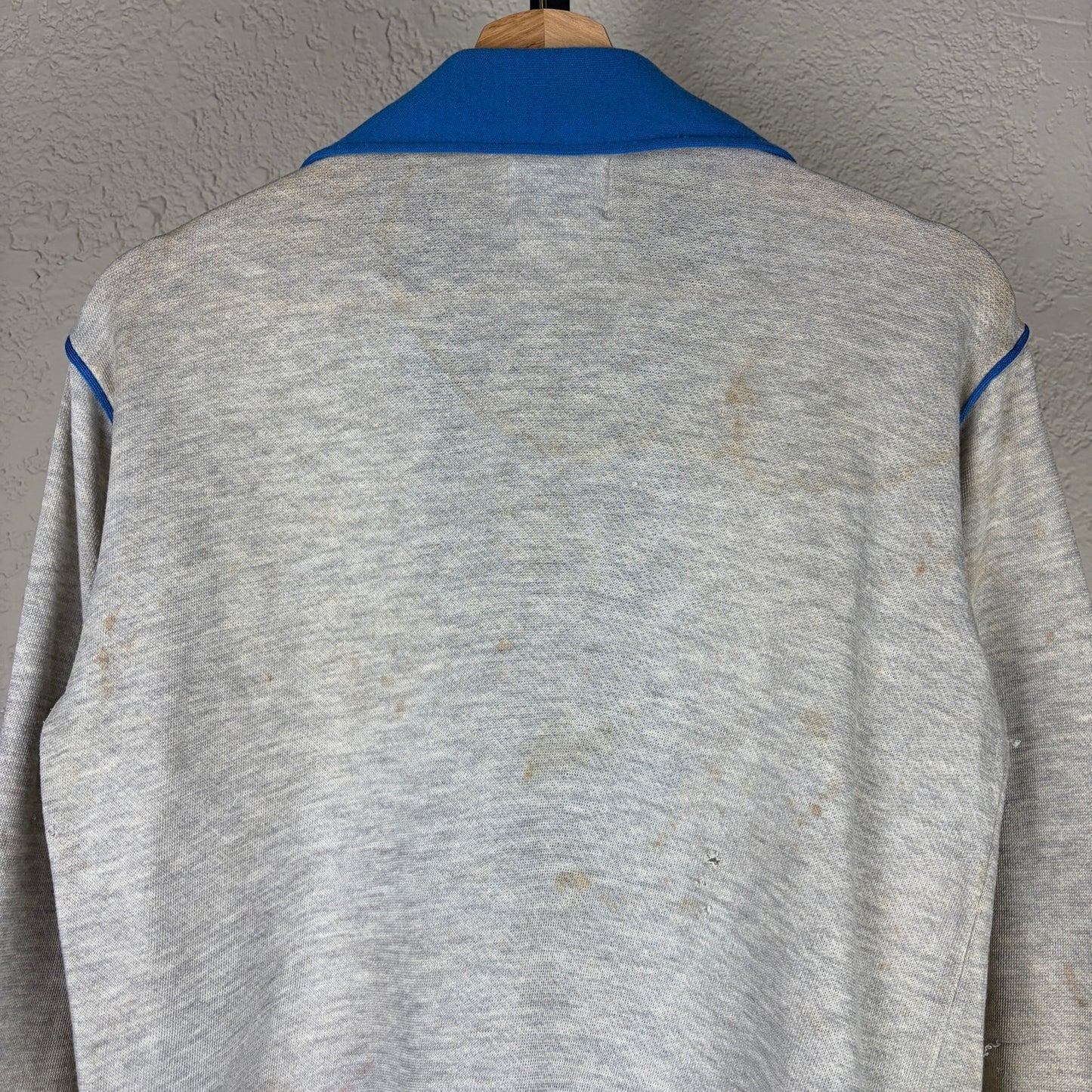 Vintage 1970s Nike Orange Swoosh Small Distressed Tracksuit Jacket