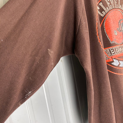 Cleveland Browns 1980s XL Champion NFL Made in USA Crewneck