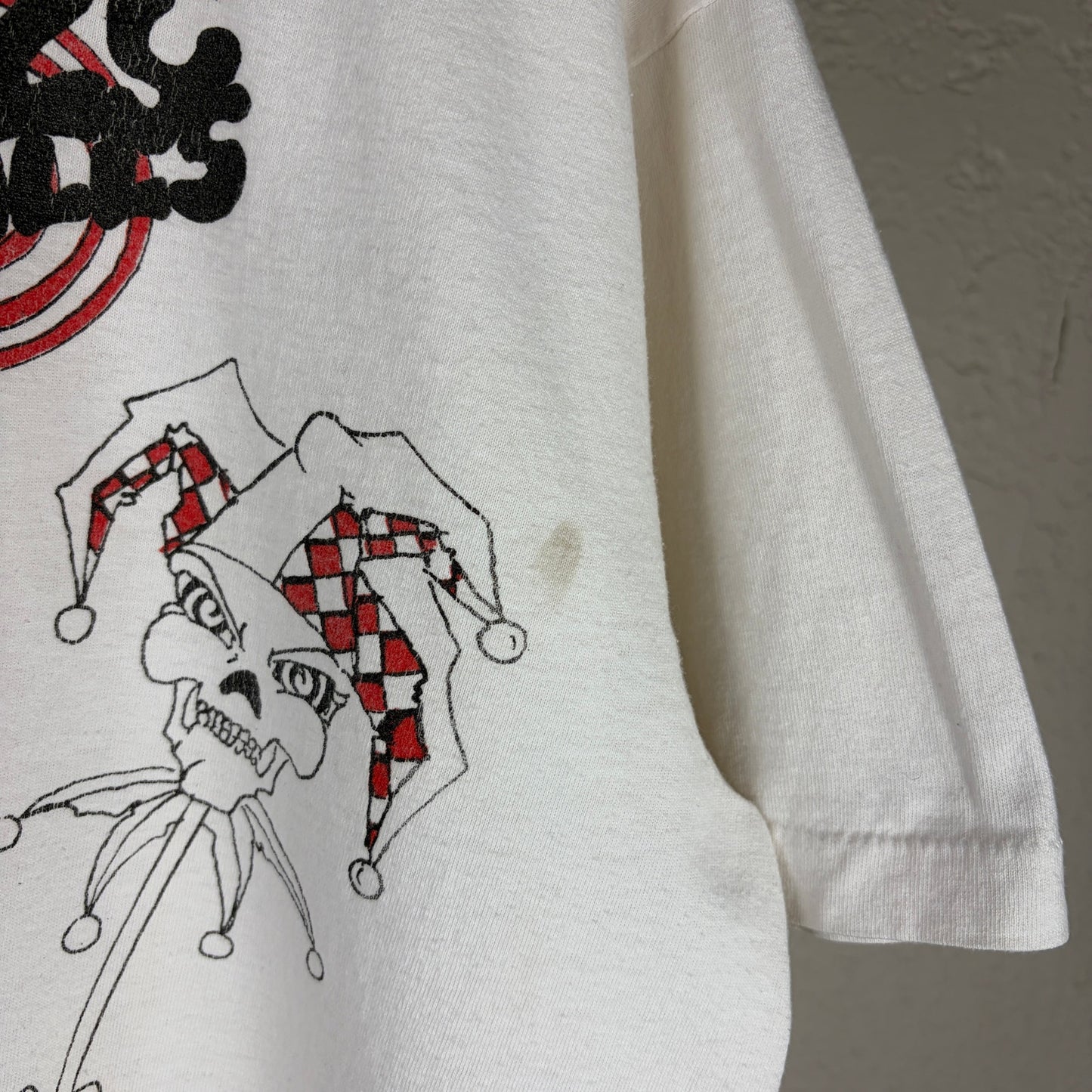 Milwaukee Punk Band Dazy Skulls Obscure Vintage Crazy Jester Clown XL Tee